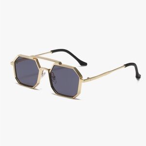 Gold and Black Women’s Sunglasses
